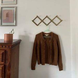 Warm brown/honey cardigan
